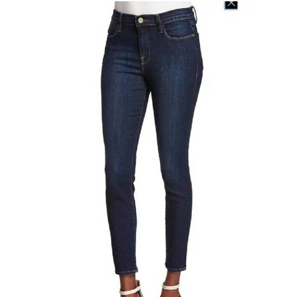 Frame Denim Le High Skinny Jeans in Harper Wash Made in USA Women's Sz 27 (U - Picture 1 of 9